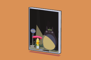 Anime plakat og væg dekoration