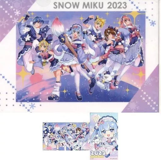 Vocaloid - Snow Miku 15 års jubilæum - Chartek & Sticker sæt