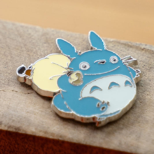 Totoro - Løbende Blå Totoro køleskabsmagnet