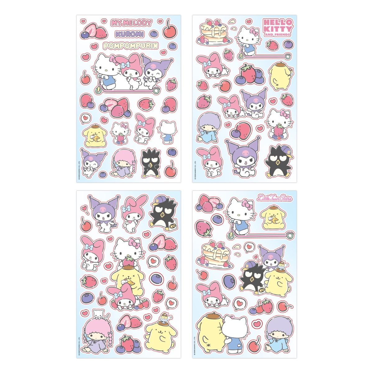 Sanrio - Hello Kitty & Friends: Everyday ver. - Sticker Sheet Sæt