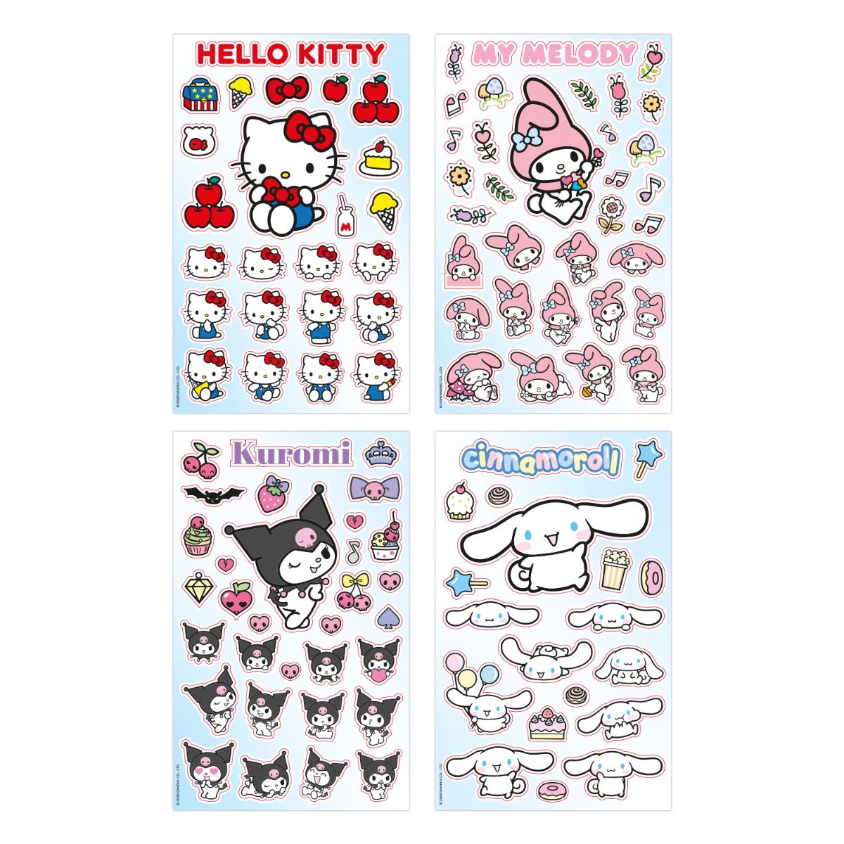 Sanrio - Hello Kitty & Friends: Classic ver. - Sticker Sheet Sæt