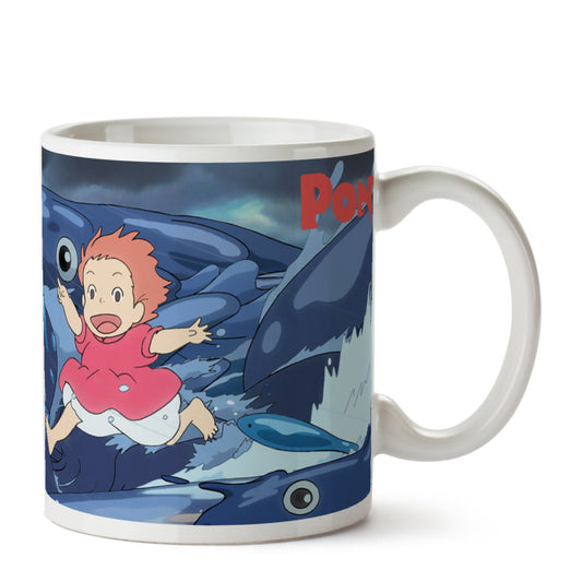 Ponyo - Ponyo på Bølger - Krus - 340 ml