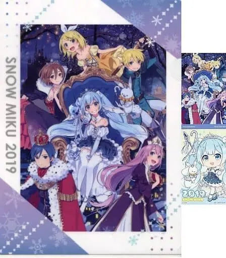 Vocaloid - Snow Miku 15 års jubilæum - Chartek & Sticker sæt