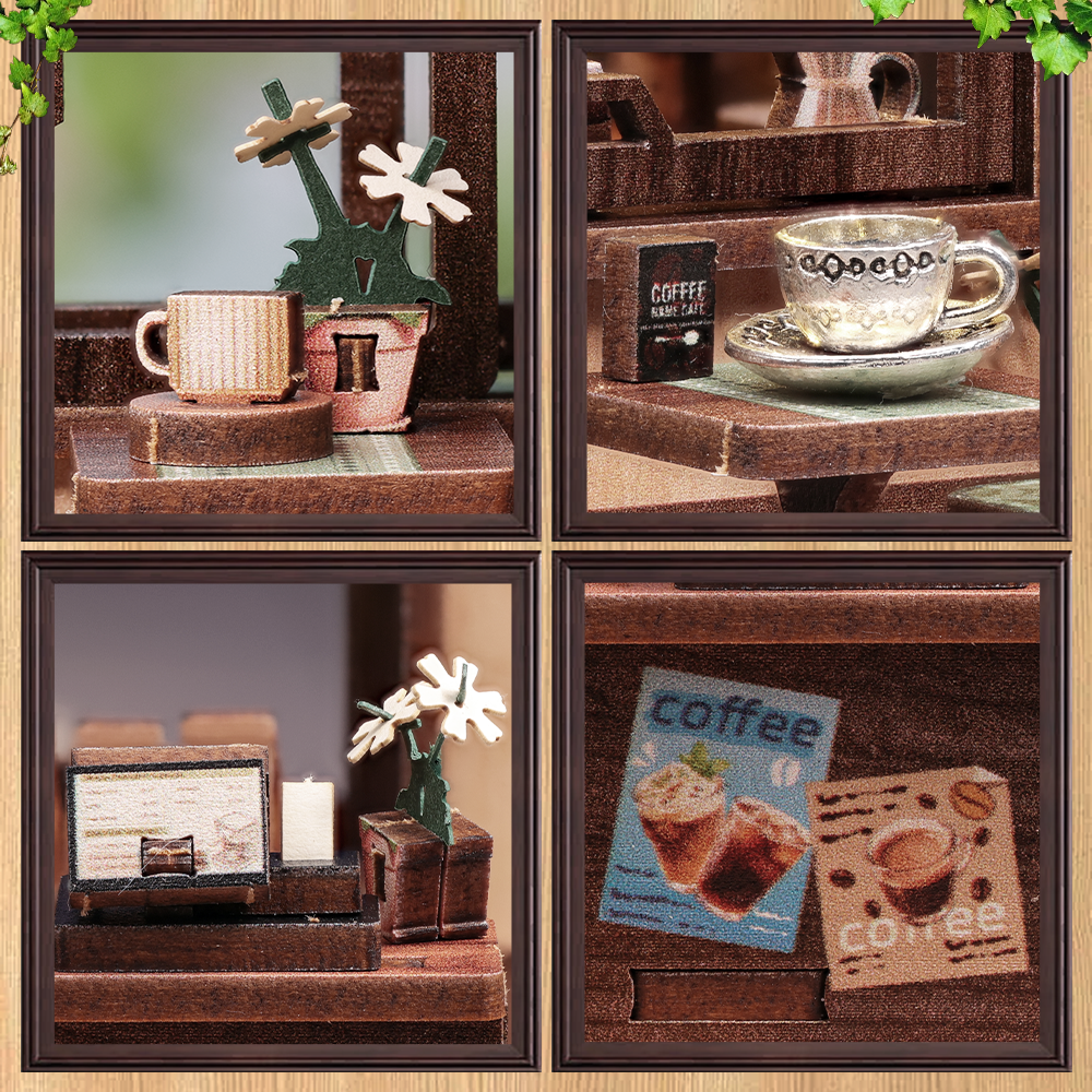 Book Nook Kissa Coffee - Miniature cafe