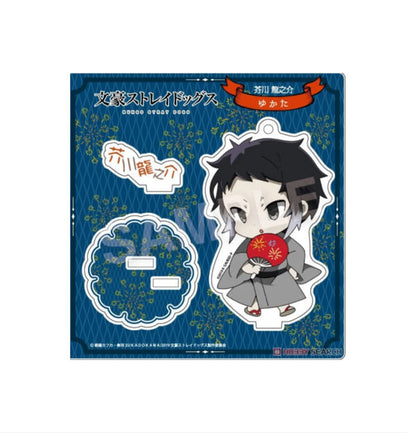 Bungo Stray Dogs - Akutagawa Ryuunosuke Yukata chibi acryl stand og vedhæng figur