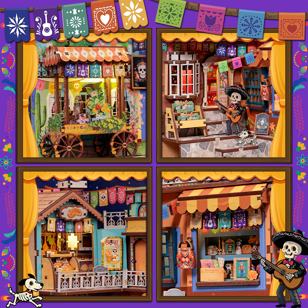 Book Nook Plaza de los Muertos - Et glimt ind i minderne
