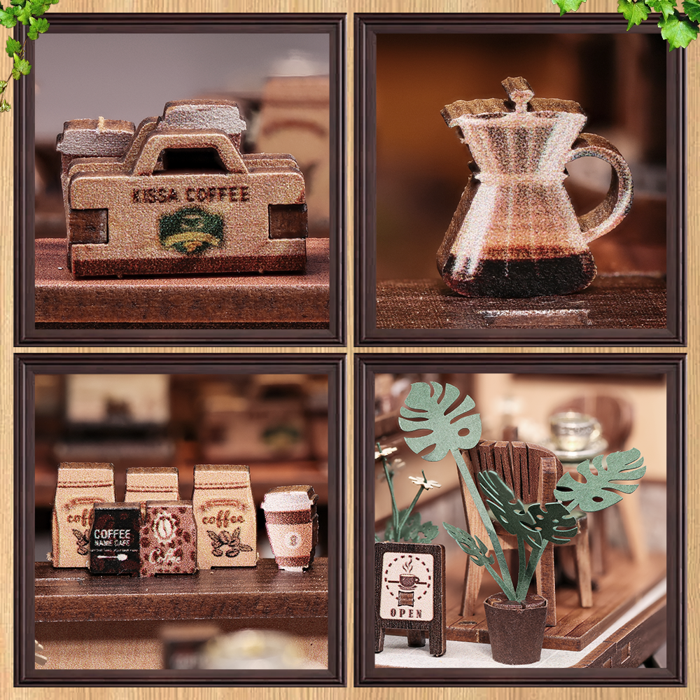 Book Nook Kissa Coffee - Miniature cafe