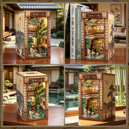 Book Nook Serene Courtyard - Craft dig til balance i din reol
