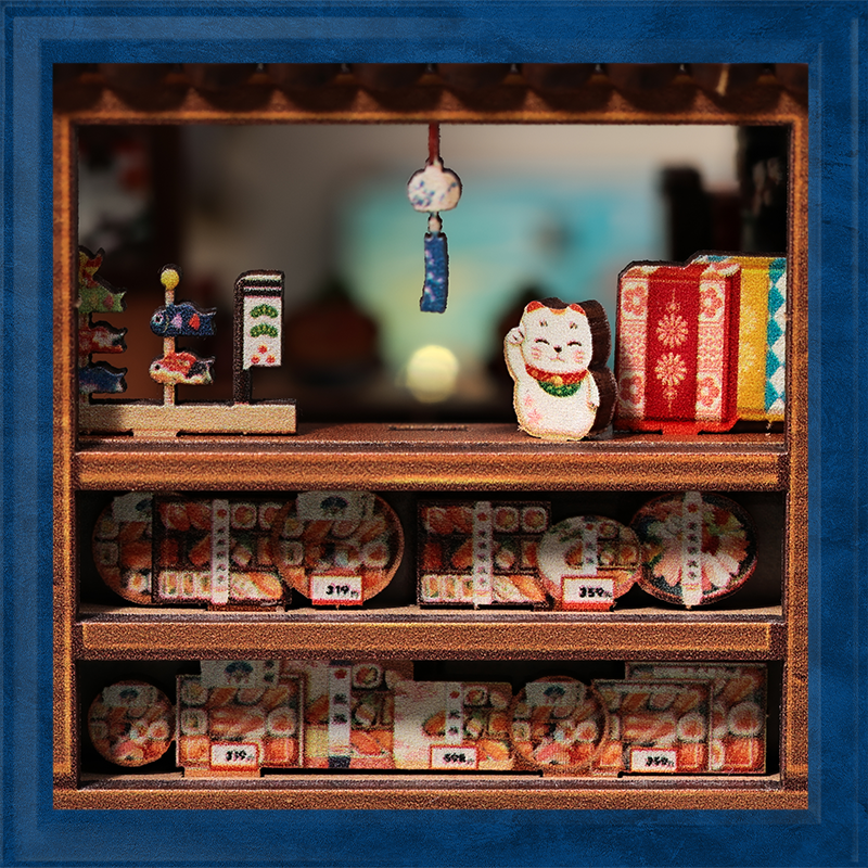 Fukuoka Mentaiko Kitchen - DIY Miniature hus