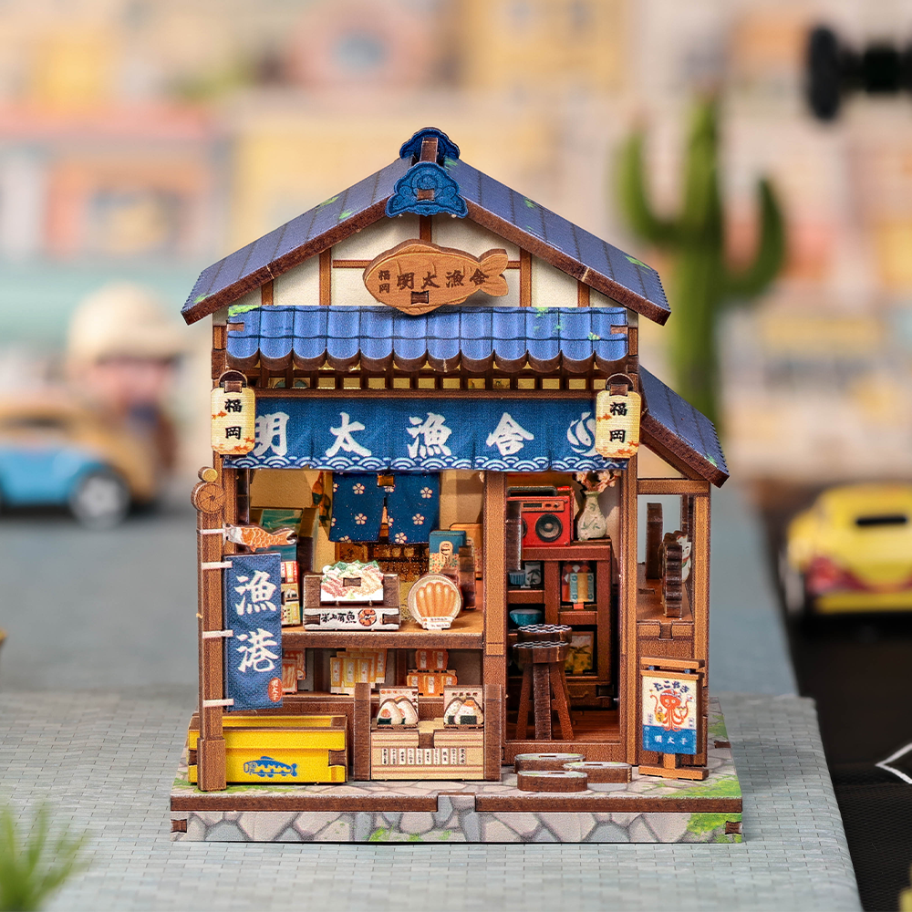 Fukuoka Mentaiko Kitchen - DIY Miniature hus
