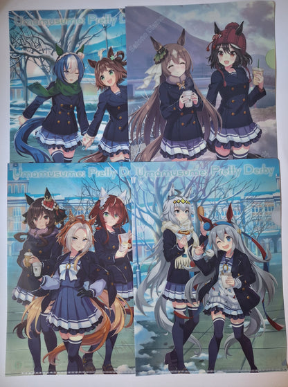 Umamusume Pretty Derby charkets alle 4 versioner