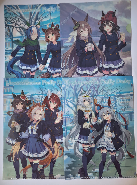 Umamusume Pretty Derby charkets alle 4 versioner