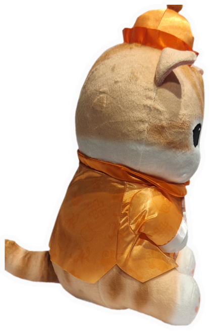 Mofusand - Same Nyan i traditionel kinesisk tangzhuang dragt - Bamse 25 cm