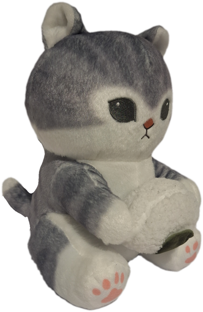 Mofusand - Chibi Nyan med Onigiri - Bamse 25 cm
