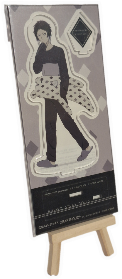 Bungo Stray Dogs - Akutagawa Ryuunosuke acryl stand figur x Craftholic version af MOVIC
