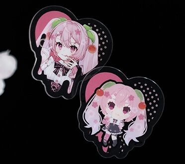 Vocaloid - Hatsune Miku: Sakura x Subculture ver. - Badge Sæt