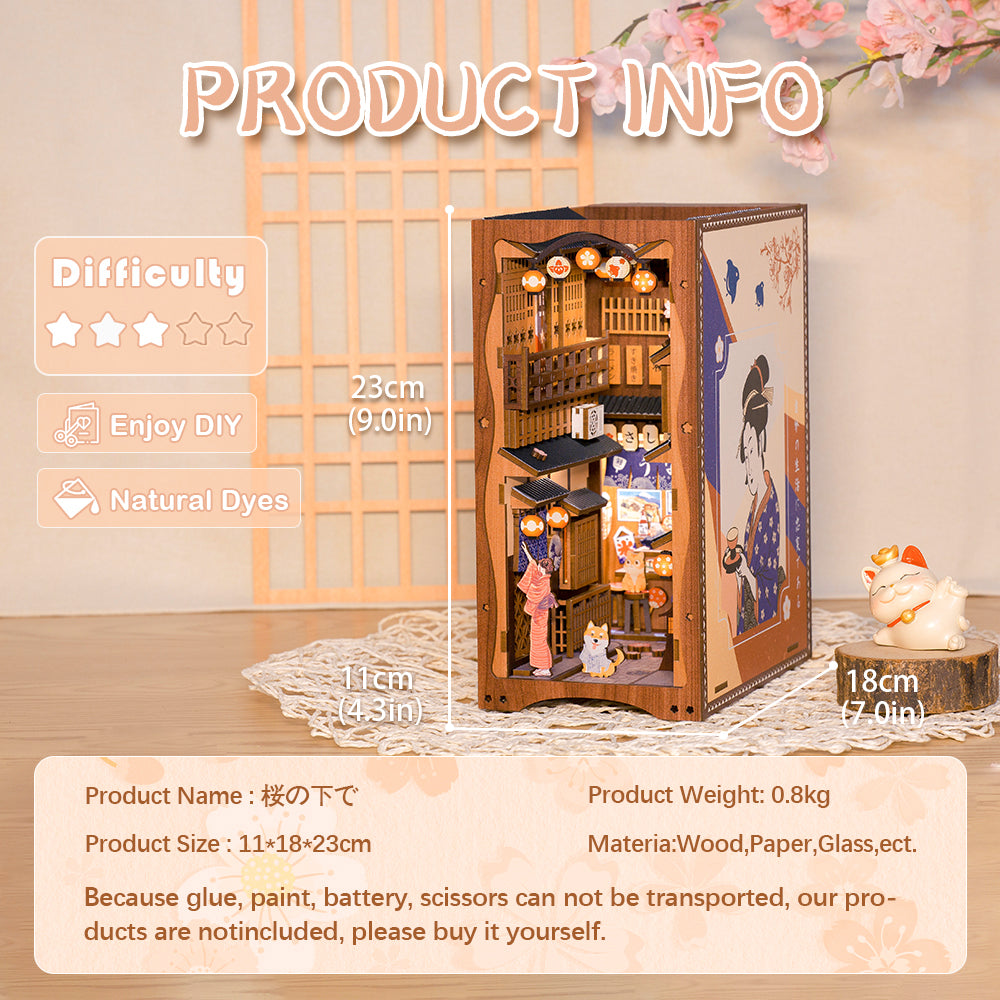 Under the Sakura Tree - Book Nook sæt