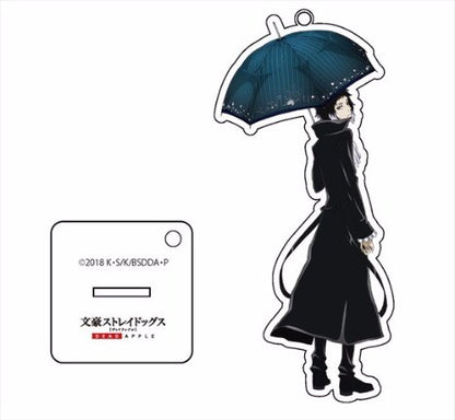 Bungo Stray Dogs - Akutagawa Ryuunosuke med paraply acryl stand og vedhæng figur