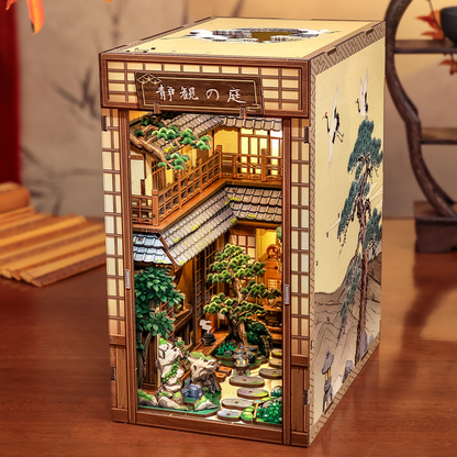 Book Nook Serene Courtyard - Craft dig til balance i din reol