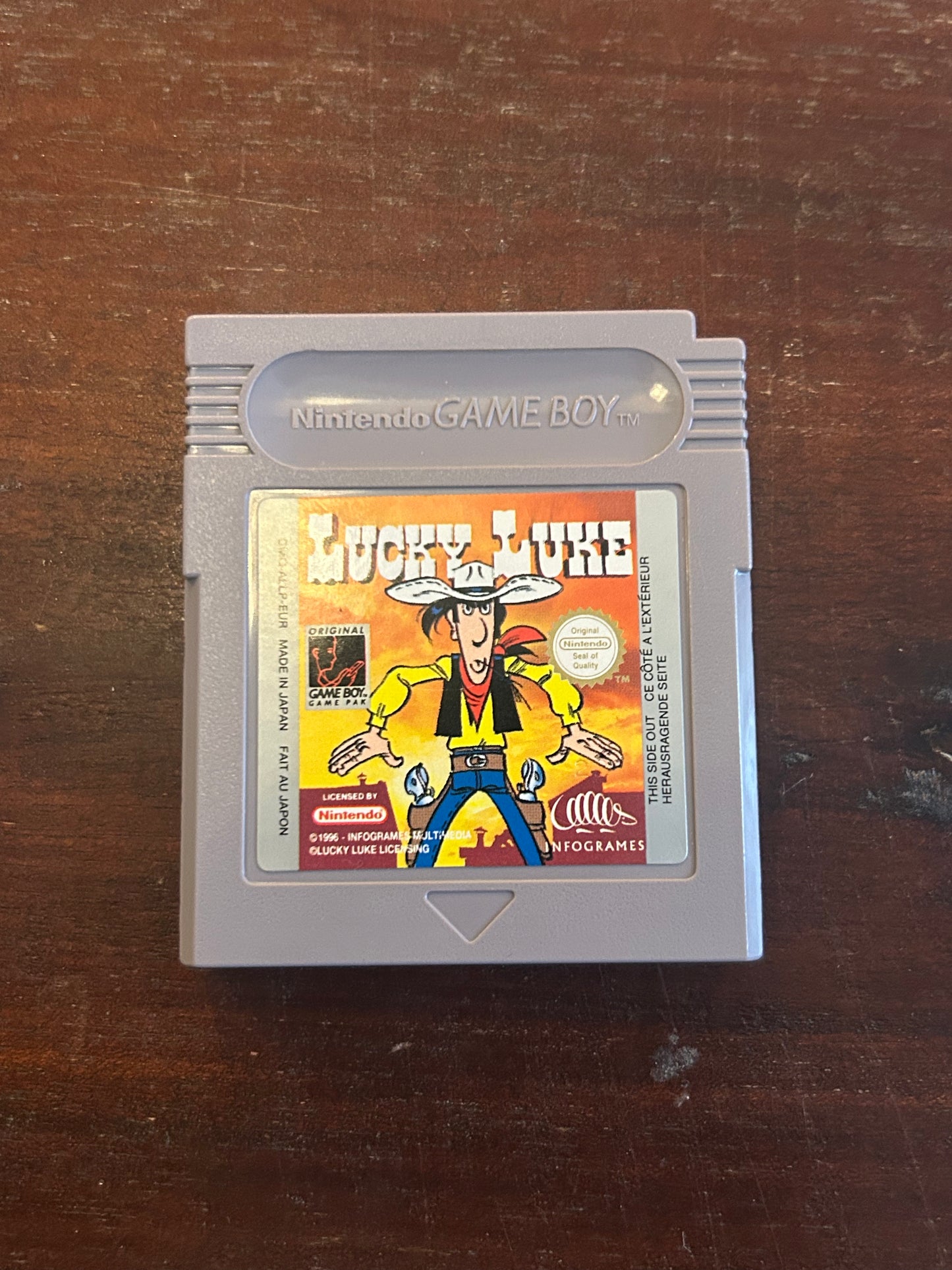 Nintendo Gameboy - Lucky Luke - Løs spil cartridge