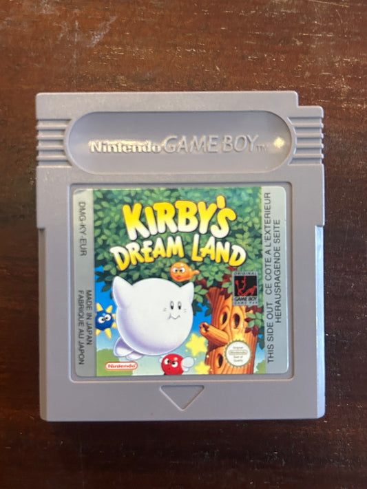 Nintendo Gameboy - Kirby's Dream Land - Løs spil cartridge