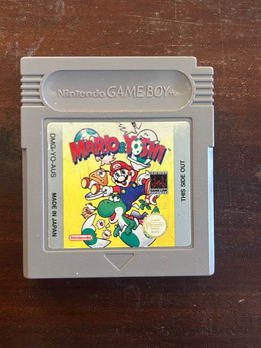 Nintendo Gameboy - Mario & Yoshi - Løs spil cartridge