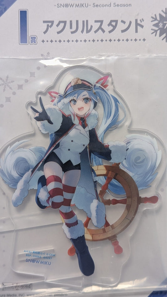 Vocaloid - Hatsune Miku: Snow Miku 2022 Ichiban Kuji second season ver. - Acryl Stand Figur