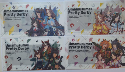 Umamusume: Pretty Derby - Charteks fra 7-Eleven Japan - 4 forskellige udgaver