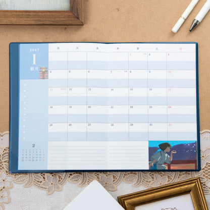Chihiro og heksene - Haku og Chihiro i gold folie - 2027 Ugekalender