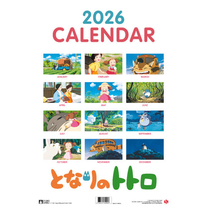 Totoro - 2026 - Vægkalender