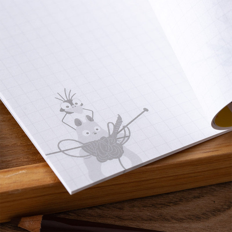 Chihiro & Heksene - Strikkende No Face & Boh B6 - Notesbog