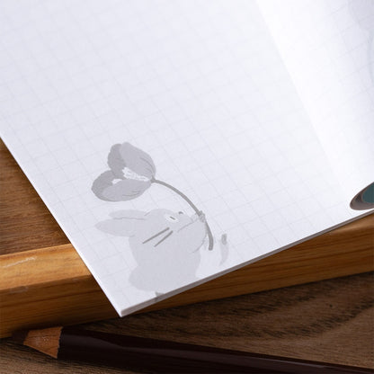 Totoro - Totoro med Valmue B6 - Notesbog