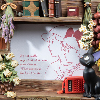 Kiki den lille Heks Hekse Hylder Diorama billed ramme