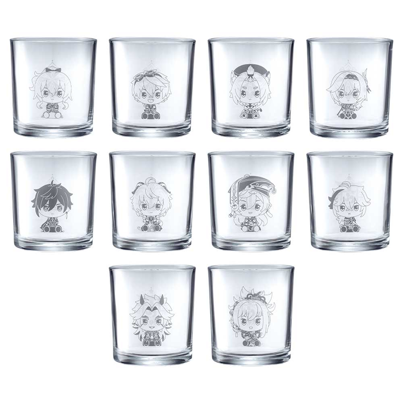 Genshin Impact - Chibi vision holder: Ichiban Kuji ver. - Whisky Glas