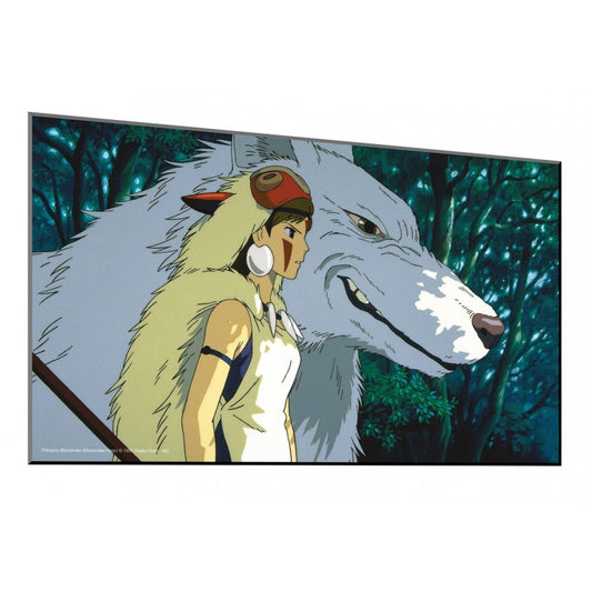 Prinsesse Mononoke - San & Moro - Print på træ plakat