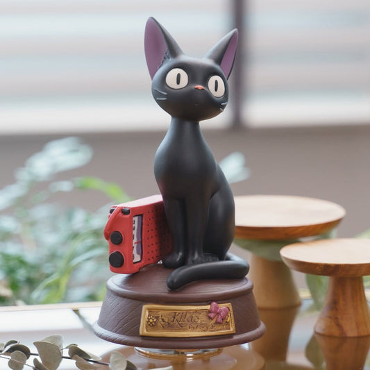Kiki den lille Heks - Jiji med radio - Figur Spilledåse