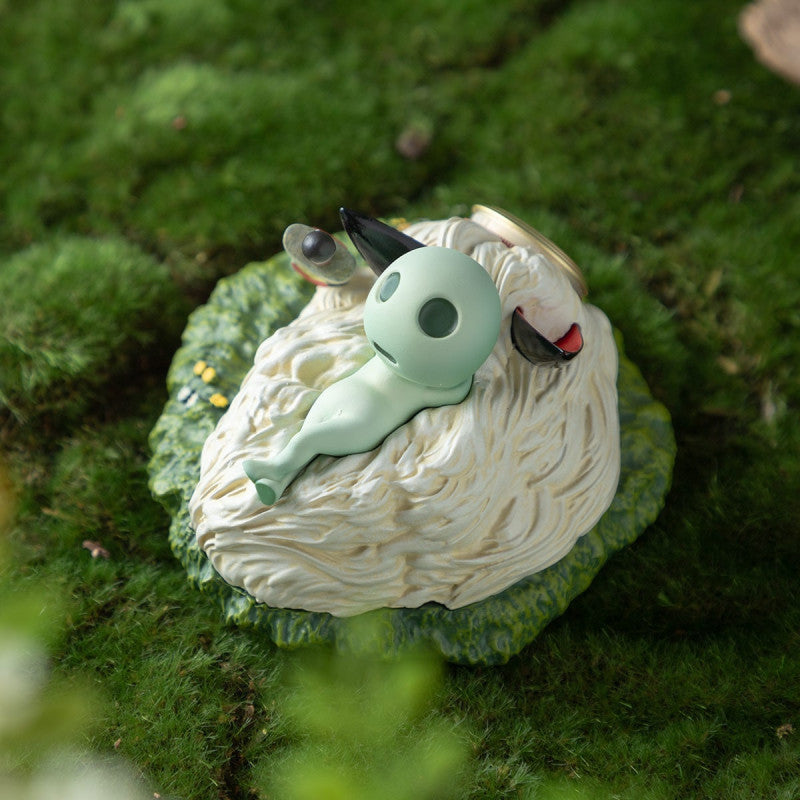 Prinsesse Mononoke - San's maske & Kodama - Bordur