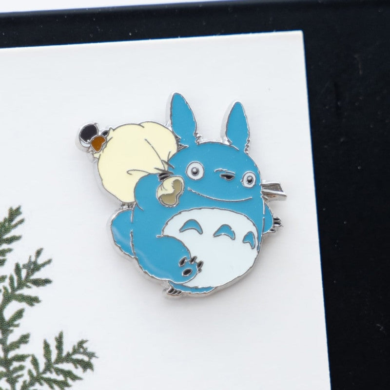 Totoro - Løbende Blå Totoro køleskabsmagnet