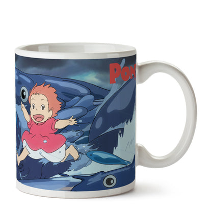 Ponyo - Ponyo på Bølger - Krus - 340 ml