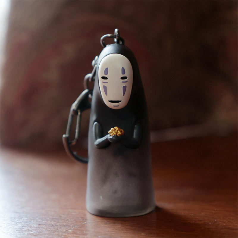 Chihiro & Heksene - No Face med guldstøv Figur Vedhæng