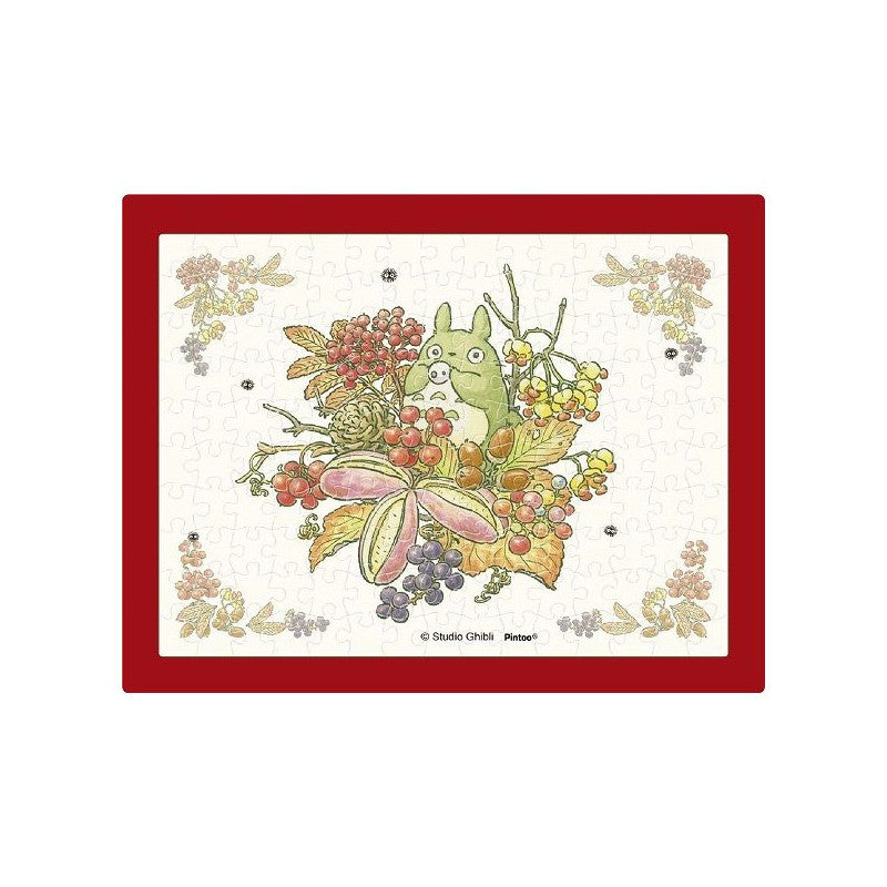 Min Nabo Totoro – Totoro blandt efterårs nødder – puslespil med udstillings staffeli (150 brikker)