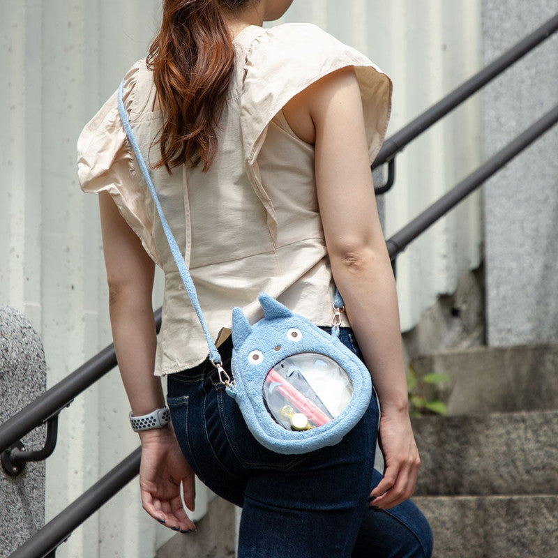 Totoro - Blå Totoro: Transparent Stomach ver. - Skuldertaske