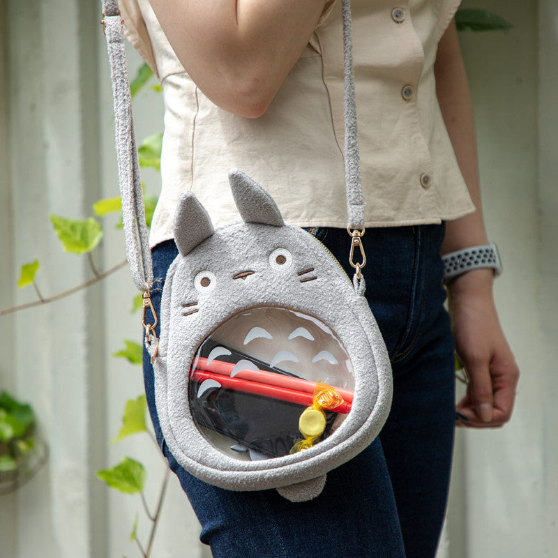 Totoro - Grå Totoro: Transparent Stomach ver. - Skuldertaske