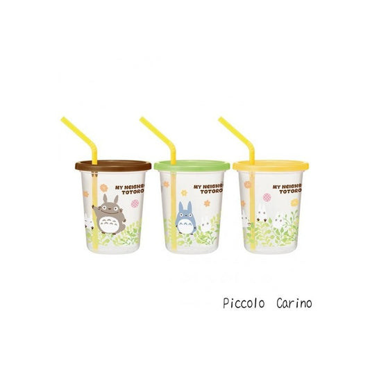 Totoro - Totoro sæt - Tumbler Glas med sugerør