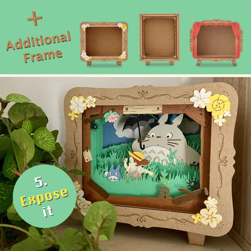 Chihiro & Heksene - Chihiro & Haku - Paper Theater Display
