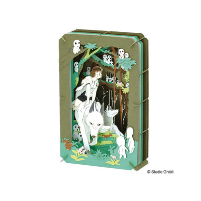 Prinsesse Mononoke - Skoven hvor Kodama bor - Paper Theater Display