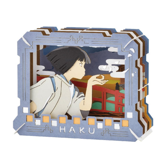 Chihiro & Heksene - Haku blowing petal - Paper Theater Display