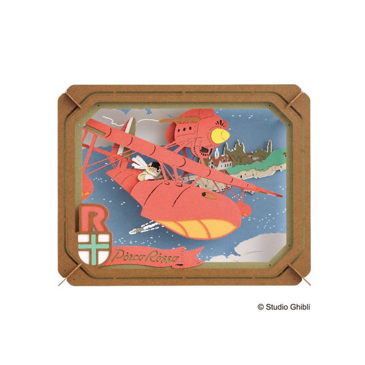 Porco Rosso - Adriatic Sea - Paper Theater Display
