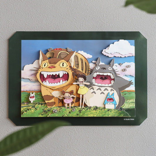 Totoro - Roaring - Shadow Paper Theater