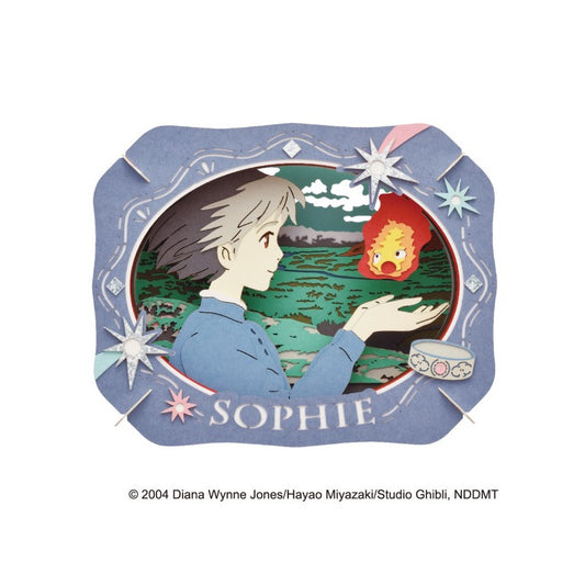 Det levende slot - Sophie & Calcifer - Paper Theater Display